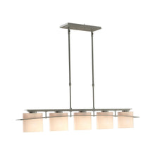 Load image into Gallery viewer, Arc Ellipse Linear Pendant Light in Vintage Platinum (5-Light).

