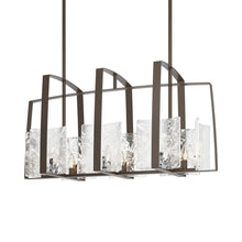 Load image into Gallery viewer, Arc Linear Pendant Light in Bronze.
