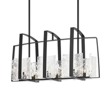 Load image into Gallery viewer, Arc Linear Pendant Light in Black.
