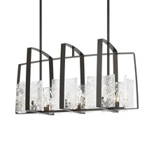 Load image into Gallery viewer, Arc Linear Pendant Light in Oil Rubbed Bronze.
