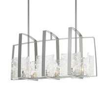 Load image into Gallery viewer, Arc Linear Pendant Light in Vintage Platinum.
