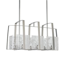 Load image into Gallery viewer, Arc Linear Pendant Light in Sterling.
