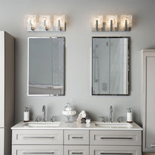 Load image into Gallery viewer, Arc Vanity Wall Light in bathroom.
