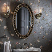 Load image into Gallery viewer, Bow Bath Wall Light in bathroom.
