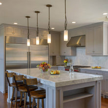 Load image into Gallery viewer, Brindille Mini Pendant Light in dining room.
