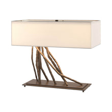 Load image into Gallery viewer, Brindille Table Lamp in Bronze/Natural Anna.
