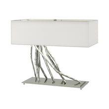 Load image into Gallery viewer, Brindille Table Lamp in Sterling/Light Grey.
