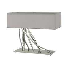 Load image into Gallery viewer, Brindille Table Lamp in Sterling/Medium Grey.
