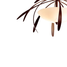 Load image into Gallery viewer, Dahlia Semi-Flush Mount Ceiling Light in Detail.
