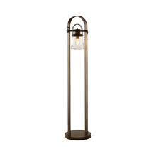 Load image into Gallery viewer, Erlenmeyer Floor Lamp in Dark Smoke.
