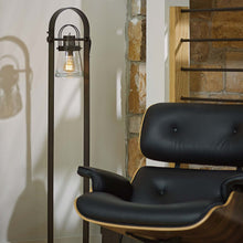 Load image into Gallery viewer, Erlenmeyer Floor Lamp in living room.

