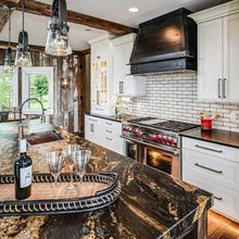 Load image into Gallery viewer, Erlenmeyer Mini Pendant Light in kitchen.

