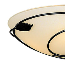 Load image into Gallery viewer, Forged Leaves Semi Flush Mount Ceiling Light in Detail.
