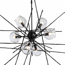 Load image into Gallery viewer, Griffin Starburst Pendant Light in Detail.
