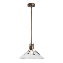 Load image into Gallery viewer, Henry Glass Shade Outdoor Pendant Light.

