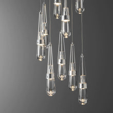 Load image into Gallery viewer, Link Round LED Multi Light Pendant Light in Detail.

