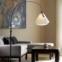 Load image into Gallery viewer, Mobius Arc Floor Lamp in living room.
