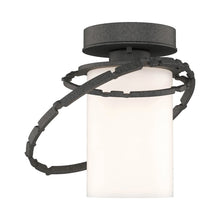 Load image into Gallery viewer, Olympus Outdoor Semi Flush Ceiling Light in Coastal Natural Iron.
