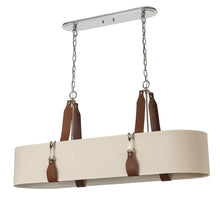 Load image into Gallery viewer, Saratoga Oval Pendant Light in Detail.
