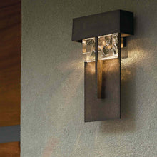 Load image into Gallery viewer, Shard Outdoor LED Wall Light in stairs.
