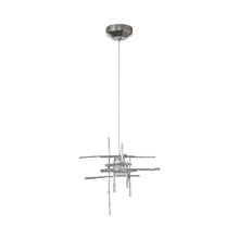 Load image into Gallery viewer, Tura Mini Pendant Light in Sterling/Frosted Glass.
