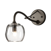 Load image into Gallery viewer, Ume Bath Wall Light in Oil Rubbed Bronze/Cool Grey Glass.

