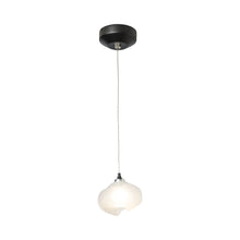 Load image into Gallery viewer, Ume Mini Pendant Light in Black/Frosted Glass.
