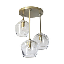 Load image into Gallery viewer, Ume Multi Light Semi Flush Ceiling Light in Detail.

