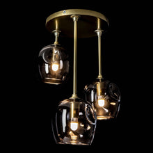 Load image into Gallery viewer, Ume Multi Light Semi Flush Ceiling Light in Detail.
