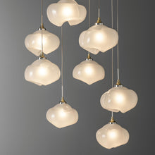 Load image into Gallery viewer, Ume Round LED Multi Light Pendant Light in Detail.
