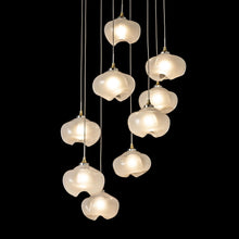Load image into Gallery viewer, Ume Round LED Multi Light Pendant Light in Detail.
