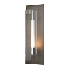 Load image into Gallery viewer, Vertical Bar Outdoor Wall Light in Coastal Dark Smoke (Large).
