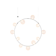 Load image into Gallery viewer, Hubble Bubble Chandelier (11-Light/Frosted Spheres).
