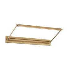 Load image into Gallery viewer, Hudson LED Picture Light in Medium/Aged Brass.
