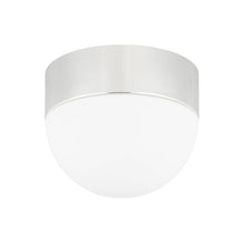 Load image into Gallery viewer, Adams Flush Mount Ceiling Light in Polished Nickel (2-Light).
