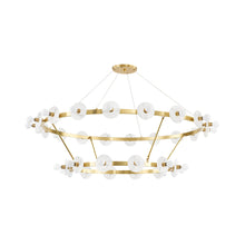 Load image into Gallery viewer, Austen Chandelier in Aged Brass (30-Light).
