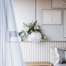 Load image into Gallery viewer, Burlington Pendant Light in bedroom.
