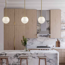 Load image into Gallery viewer, Burlington Pendant Light in kitchen.
