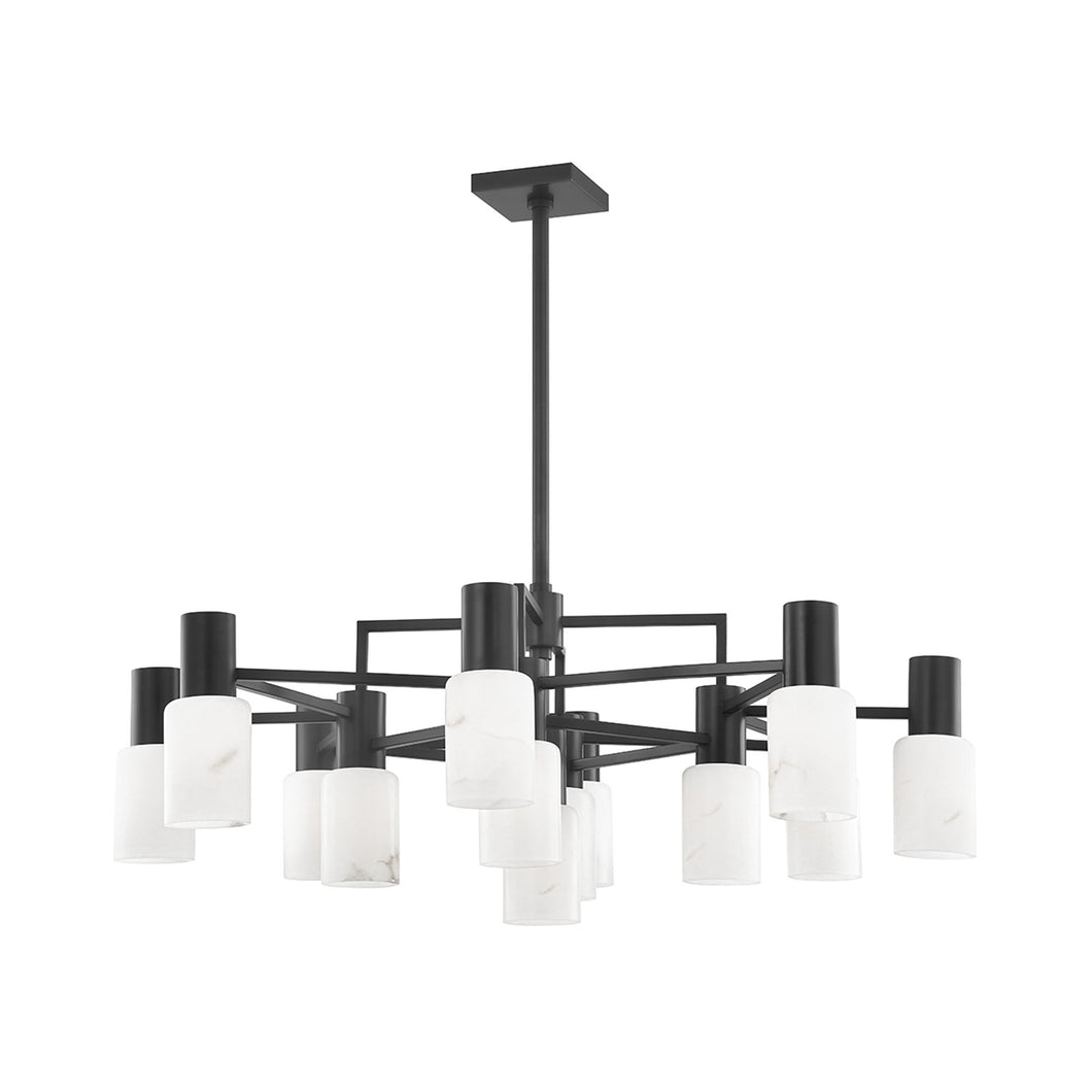 Centerport LED Chandelier in Old Bronze.