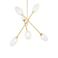 Load image into Gallery viewer, Alberton Chandelier in Aged Brass (6-Light).
