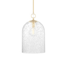 Load image into Gallery viewer, Belleville Pendant Light in Aged Brass (Large).
