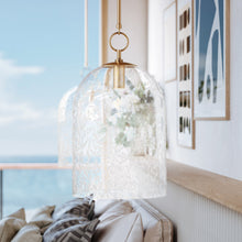 Load image into Gallery viewer, Belleville Pendant Light in living room.
