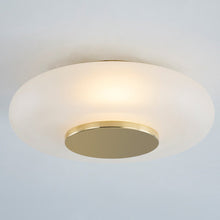 Load image into Gallery viewer, Blyford LED Flush Mount Ceiling Light in Detail.
