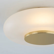 Load image into Gallery viewer, Blyford LED Flush Mount Ceiling Light in Detail.
