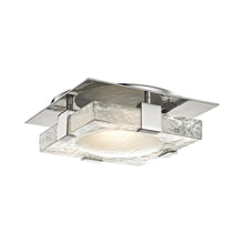 Load image into Gallery viewer, Bourne LED Flush Mount Ceiling Light in Polished Nickel.
