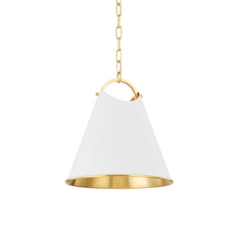Load image into Gallery viewer, Burnbay Pendant Light in Aged Brass (Small).
