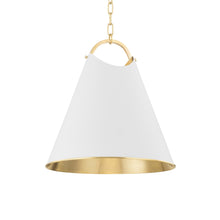 Load image into Gallery viewer, Burnbay Pendant Light in Aged Brass (Large).
