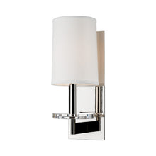 Load image into Gallery viewer, Chelsea Wall Light in Polished Nickel (1-Light).

