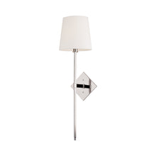 Load image into Gallery viewer, Cortland Wall Light in Polished Nickel.
