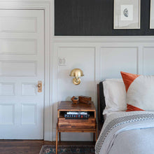 Load image into Gallery viewer, Covington Wall Light in bedroom.
